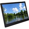 UsmAsk Spacmirrors Cornice Digitale, Cornice Digitale 1024 * 600 Alta Risoluzione Full IPS 16:9 Display Immagine Musica Lettore Video Calendario Allarme Auto On/Off Timer Macchina per la Pubblicità Elettro