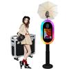 NEWESGOGO Ombrello morbido e leggero per cabina fotografica, compatibile con iPad Tablet da 10,2 a 13 pollici, per selfie, iPad, Photo Booth Machine con custodia per feste e matrimoni (nero, macchina per