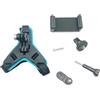 Uqezagpa Set di 6 supporti per casco da moto, con vite a pollice lungo, per action camera e smartphone, set di montaggio per fotocamera da moto