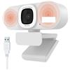 TIEOAXFT V15-AFL 2K Full HD Webcam Auto Ring Light Web Camera for PC e laptop