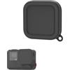 CERFFOOL Coperchio dell'obiettivo in Silicone per Insta360 Ace/Ace Pro Custodia di protezione antipolvere e antigraffio, tappo copriobiettivo accessori per action camera (1 PC nero)