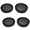Komet Copertura corpo fotocamera + copriobiettivo posteriore per fotocamera Sony E-Mount fit A7CII ZV1 a7RIV a7Riii a7iii A7R A7S A7SII A6700 A6400 A6300 A6000 Camera 2-Pack