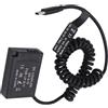 Ausla Batteria Fittizia LP-E17 Tipo C, Accoppiatore CC con Decodifica Completa, Adattatore di Alimentazione Stabile per Fotocamere RP 760D 750D 800D