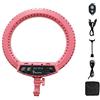 Yidoblo - Anello luminoso a LED dimmerabile, con supporto da 2 m, per telefono e fotocamera, esterno 14 pollici 5500K/3200K per YouTube Vlog Makeup Studio Video Shooting Salon Fotografia