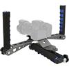 lvifloae Stabilizzatore multifunzione per ripresa fotografica con supporto a spalla singola per fotocamera reflex video fotografica in lega di alluminio per tutti i tipi di registrazione