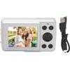 Greensen Telecamera Compatta, Immagini Chiari, Video Realistici, di stabilità, Fotocamera Digitale Zoom 16MP con Schermo di Visualizzazione HD da 2,4 Pollici, Adatto per Fotografia, Video (Grigio