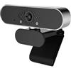 TIEOAXFT Telecamera IP USB HD 1080P Webcast for trasmissione in diretta Microfono integrato Messa a fuoco automatica for chiamate in diretta/video/conferenza