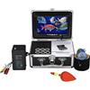AUBEST Fotocamera da Pesca Fish Finder subacqueo Monitor da 7 pollici Kit telecamera da pesca con videoregistratore DVR 8GB IR Visione notturna a colori Pesca sul ghiaccio ,Fotocamera per la pesca subacquea(