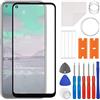 SWARK Vetro frontale di ricambio per lenti esterne con OCA compatibile con Nokia 3.4 TA-1288, TA-1285, TA-1283 (senza schermo LCD e touch digitizer) con kit di riparazione