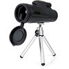 JMOZHCD Telescopio Telescopio monoculare per bambini Piccolo telescopio pratico entry-level Regolazione della rotazione multi-angolo HD