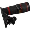 Generic Teleobiettivo Zoom a Fuoco Lungo 20X con Clip per Smartphone Tablet PC Obiettivo Fotocamera per Cellulare Teleobiettivo Zoom a Fuoco Lungo 20X con Clip per Smartphone Tablet PC