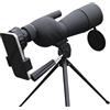 TIEOAXFT Cannocchiale da osservazione HD 25-75x60 Potente telescopio monoculare con zoom Prisma impermeabile for birdwatching, tiro al bersaglio, campeggio(With tripod and clip)