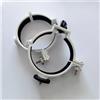 Generic 1 paio di morsetti ad anello for telescopio in metallo compatibili con gli accessori for telescopi astronomici 80EQ 80DX 90EQ 90DX Ricambi per telescopi astronomici