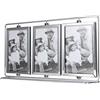 Riuulity Cornice Portafoto Girevole Vintage retrò di Grandi Dimensioni per Esposizione di Foto di Famiglia Rotazione di 360 Gradi Matrimonio Natale Ringraziamento, Acciaio