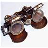 RK NAUTICAL INSTRUMENT Telescopio binoculare vintage in ottone, 7,6 cm, finitura marrone anticato