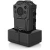 JOJIDE Bodycam, Mini Body Cam con schermo da 2 pollici e batteria for visione notturna for 14 ore di registrazione