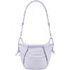 Generico Compatibile con la borsa a tracolla singola for fotocamera Canon | Micro pochette a tracolla con tracolla in corda for riporre l'attrezzatura fotografica(Lilac)