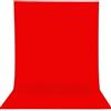 ZHOUXYFDC Girone Sfondi Fotografici Sfondo for fotografia Fondale in tessuto Carta Colori multipli Studio Fond Photo Solid Green Screen Mussola(Red,1000x1500mm)