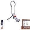 CERFFOOL Multifunzionale Treppiede magnetico per Magsafe iPhone Samsung Huawei Pieghevole Supporto da Scrivania in Alluminio Foro a Vite da 1/4 Rotazione a 360° Supporto per Telefono con Anelli