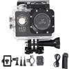 lvifloae Action Cam per ciclismo 4K Sports DV con 131FT WiFi 20MP Videocamera portatile EIS Anti Shake Casco Supporto per manubrio incluso per motociclismo Avventure all'aria aperta (Nero)
