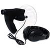 UsmAsk Microfono parabolico monoculare, kit di ascolto con piatto parabolico, telescopio monoculare per ascolto di uccelli 8 x 20 mm, per dispositivo di ascolto a lungo raggio su amplificatore audio monocul