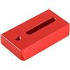 Generic Accessori per telescopi Piastra guida equatoriale a coda di rondine rossa da 40/70/100/150/220/300/360/400/450 mm(70mm)