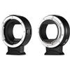 Fesjoy EF EF-S a R RF Anello Adattatore Messa a Fuoco Automatica Veloce Stabilizzazione IS per Fotocamere Full Frame, Materiale in Lega di Alluminio (Nera)