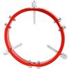 Generic Telescopio Obiettivo della fotocamera fissabile 90/100/110/120/130 mm Anello a tre punti rosso Accessori for telescopio astronomico(130mm)