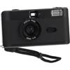 Gadpiparty Fotocamera Riutilizzabile per Pellicola 35mm in Abs Flash Integrato Nero | Compatibile Rullino 35mm, Struttura in Abs, Confezione Singola, senza Batteria