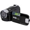 VELATEMOR Videocamera con Schermo da 2,4 Pollici, Zoom Digitale 1080P 16MP, Microfono Esterno e Luce di Riempimento a LED, Fotocamera per Portatile con Scheda SD da 32 GB