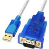 DTech USB to Serial Adapter Cable RS232 DB9 Male Port with FTDI FT232RL Chipset Supports Windows 11 10 8 7 and Mac Linux (1.5 Feet)