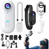 Genérico Mini Thumb Action Camera - Portatile Vlogging Camera | Wearable Small Body Camera | Waterproof Compact Vlogging Device For Motorcycle Bike Cycling Gym Hiking Travel Activity Recording