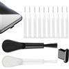 Generico Kit Pulizia Porte Telefono - Set 13 Pennelli Professionali | Pulizia Porte Ricarica | Portes, Cuffie, Tablet, Cura | Tappo Anti Polvere Incluso
