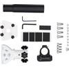 FTVOGUE Supporto per Satellite da Tetto per Antenna Gen 3, Kit di Installazione in Acciaio Inossidabile Regolabile con Rotazione a 360° e Inclinazione a 160° per Campeggio Tetto di Barche