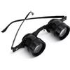 XUMIUZIY Binocolo da Pesca 10X, Telescopio per Binocolo da Pesca All'aperto Resistente Alla Pioggia per Concerti Sportivi di Birdwatching, da Teatro Portatile con Messa a Fuoco (BLACK)