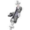 CHIZISX 1. 360Swivel Testa Staffa 1/4 di pollice Doppia Vite In Lega di Alluminio Supporto Per Fotocamera Telefono Bike Monitor Stand Adattatore a Vite