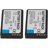Cosiki Batterie per Fotocamera Agli Ioni di Litio, Batteria Ricaricabile Universale per Fotocamera 2300mAh Multi Guard 7,4 V per 1500D per 3000D per T5 per 4000D