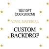 Mehofoto foto studio sfondo Booth Happy Birthday party banner fondali per la fotografia, Custom Backdrop, 10x10ft