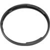 Zisemeil Anello Decorativo in Metallo per Fotocamera GR3X, Copriobiettivo in Lega di Alluminio con Abbinamento Preciso, per Protezione Dell'obiettivo e Aspetto Elegante (Nera)