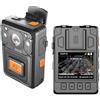 KVBRUI 1440P 4G Body Worn Camera GPS Video Recorder Front Big Recoriding Button Night Vision Police DVR(64GB)