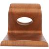 EIMSOAH Supporto per Cellulare in Legno Supporto Durevole Ed Elegante per Classe Online Desktop Comodino da Ufficio Ricarica per Telefoni e Tablet di Tutte le Dimensioni (Colore noce)