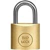 METALPLUS Lucchetto ad arco - ottone massiccio - 5 x 3 x 1,2 cm - oro - Metalplus (unità vendita 1 pz.)