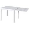 Verdelook Tavolo Sardegna - quadrato - 90 x 90 x 74 cm - bianco - Verdelook (unità vendita 1 pz.)
