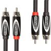 Roland Doppio Cavo di Interconnessione Roland Black Series—Connettori Rca, 4.5M/ 15Ft. - Rcc-15-2R2R