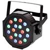 MSTING Luci Da Palco,Faro RGB Strobo Dj Faretto Par Led 18W 18LED Luci Dj luci Discoteca Faretti Led Palco Effetti Luce Sensore Sonoro Mic DMX Control Per Festa, Compleanno, Matrimonio,Discoteca, Bar, KTV