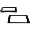 Allparts - 0743 - 023 Humbucker Set telaio per soffitti piatta PC, Nero