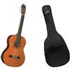 Eko CS-10 Natural Corpo da 39'' Scala 650mm Chitarra classica 4/4 con custodia rockbag