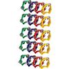 BRIUERG 20 Pezzi Strumenti Musicali Tamburello in Plastica, Mini Tamburelli a Mano, Strumenti Musicali Ritmici a Percussione