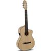 GEWA chitarra classica elettro-acustica Pro Natura Silver Samba - con cutaway - tavola armonica in abete massello - fondo/fasce in acero - pickup Fishman - colore naturale