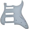 Dopro - Battipenna per chitarra Strat HSS a 11 fori, supporto per pickup humbucking a 3 viti per American FD Stratocaster bianco a 3 strati